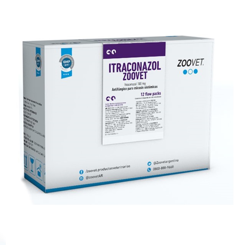 Zoovet Itraconazol 100 mg (120 T)