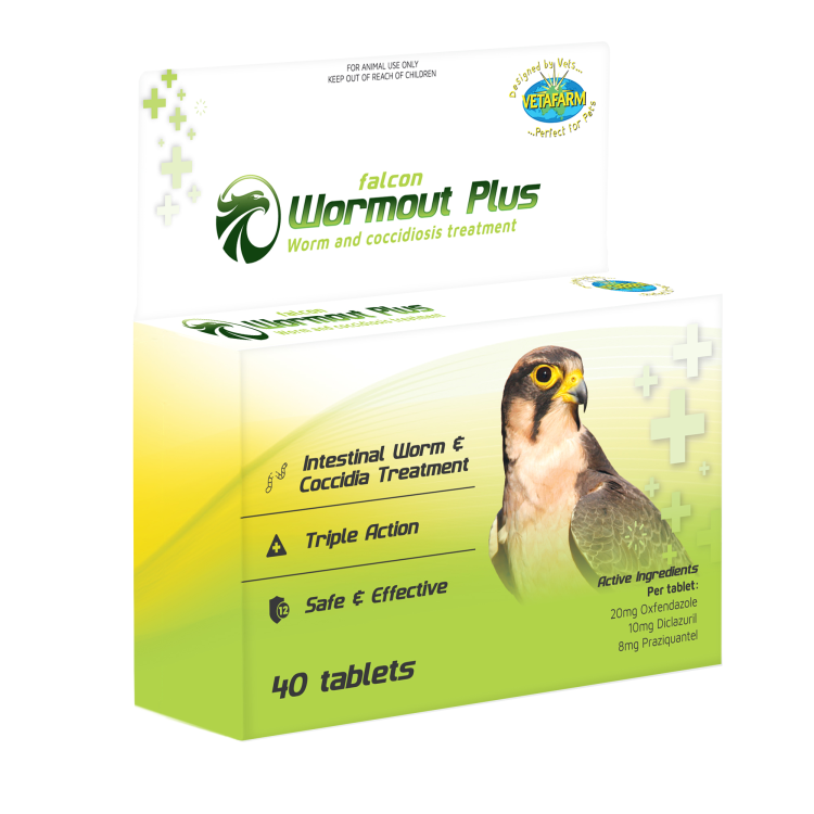 Vetafarm Falcon Wormout Plus (40 T)