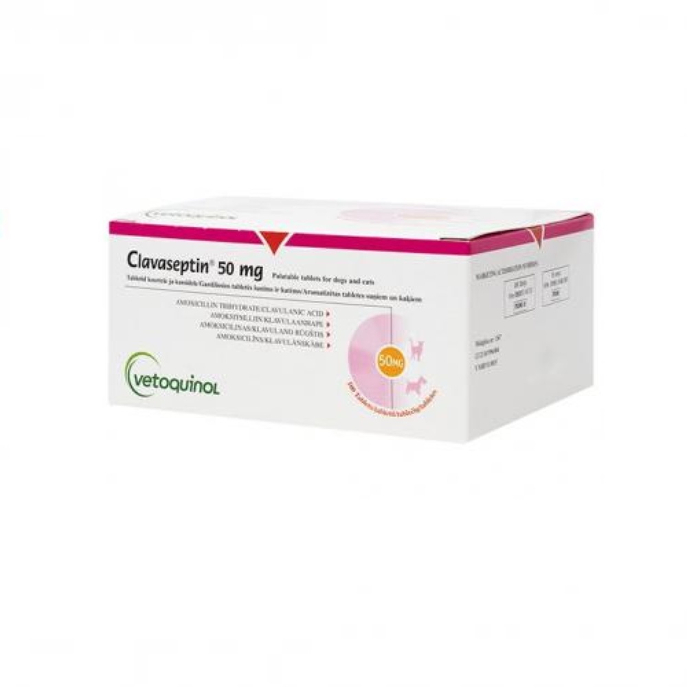 Vetoquinol Clavaseptin 50 mg (100 T)