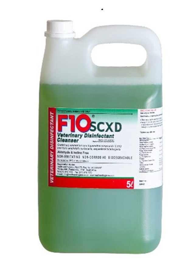 F10 SCXD Vet Disinfectant Cleanser (5 L)