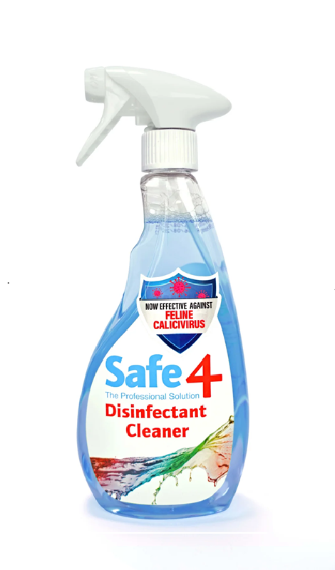 Safe4 Disinfectant Cleaner Spray (1:10) Freshmint Scent (500 ml)