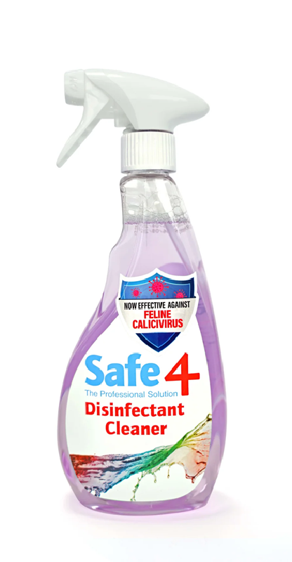 Safe4 Disinfectant Cleaner Spray (1:10) Lavender Scent (500 ml)
