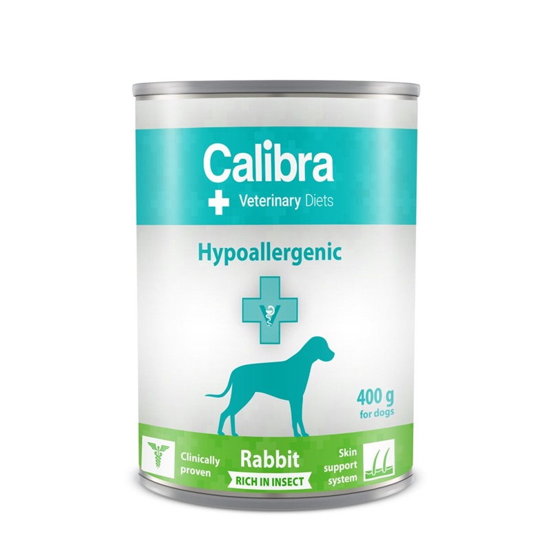 Calibra VD Dog Hypoallergenic Rabbit & Insects Wet Food (400 g)