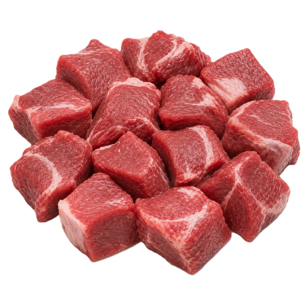 Lamb Boneless Cubes Tray