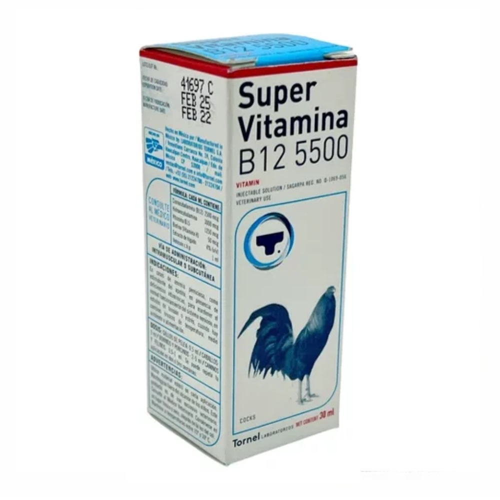 Tornel Super Vitamina B12 5500 INJ (30 ml)