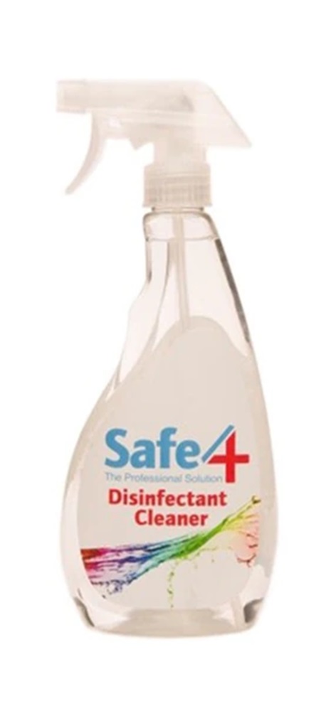 Safe4 Disinfectant Cleaner Spray (1:10) Odourless (500 ml)