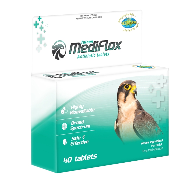 Vetafarm Falcon Mediflox (40 T) | Vet Pharmacy